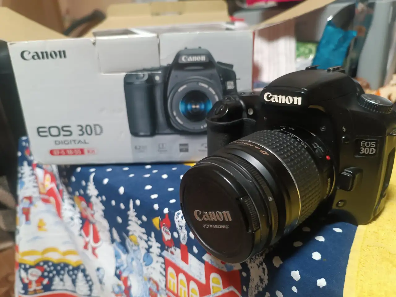 Зеркальный фотоаппарат Canon EOS 30d kit 18-55 mm документы, фотография 1