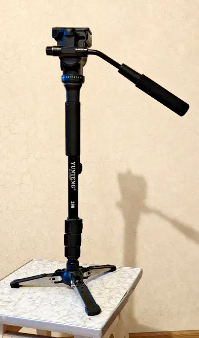 Штатив-Монопод с Видеоголовой Yunteng VCT-288, фотография 1
