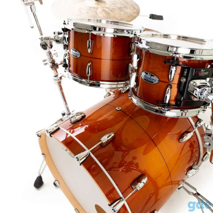 Pearl MCT924XEP/C840 Masters Maple Almond Red Stripe 4-Piece Shell Set, фотография 2