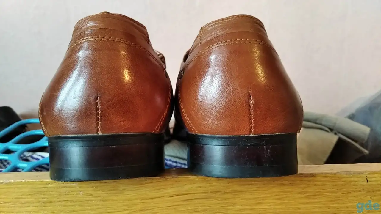 Туфли лоферы мужские из натур. кожи 42,5-43р-р, фотография 2