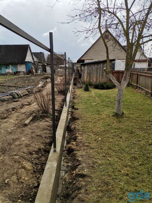 Фундаменты под забор любой сложности, фотография 1