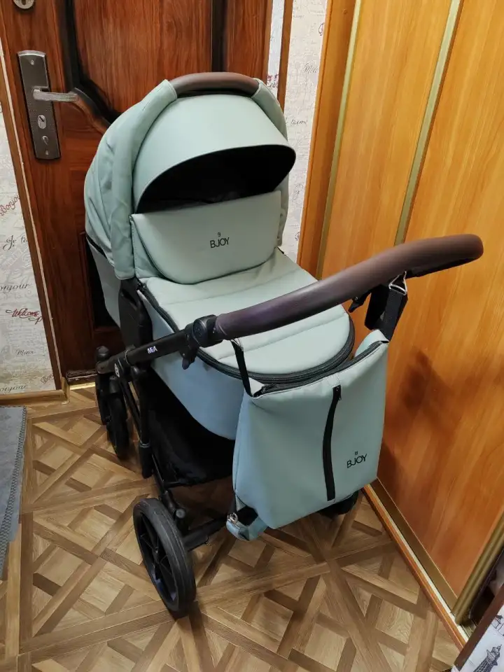 коляска 2 в 1 bjoy mia эко кожа, фотография 1
