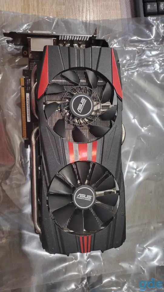 Видеокарта ASUS R9 280 Direct CU II TOP 3GB GDDR5, фотография 1