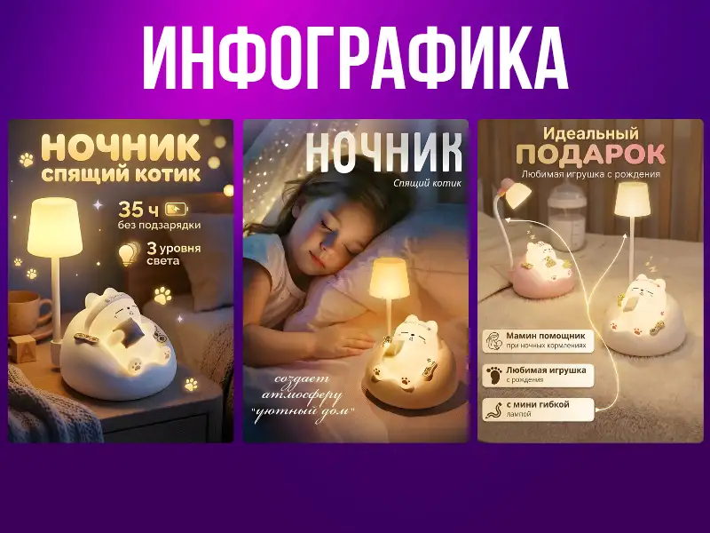 Инфографика для маркетплейсов Ozon, Wildberries, фотография 10