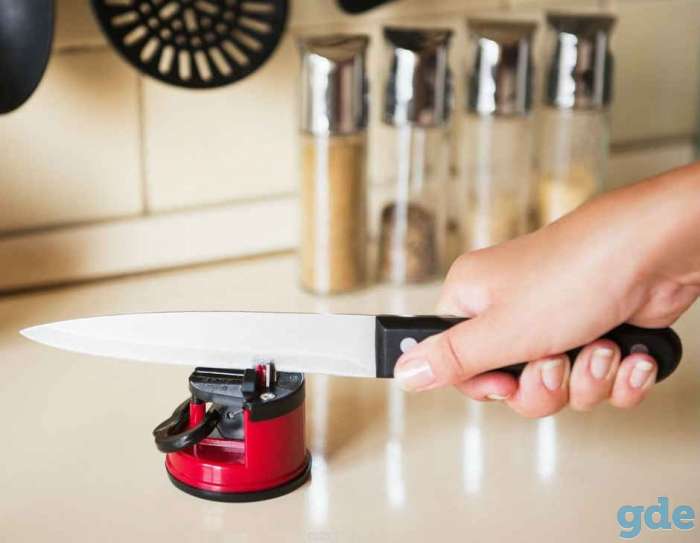 Ножеточка с вакуумной присоской, фотография 3