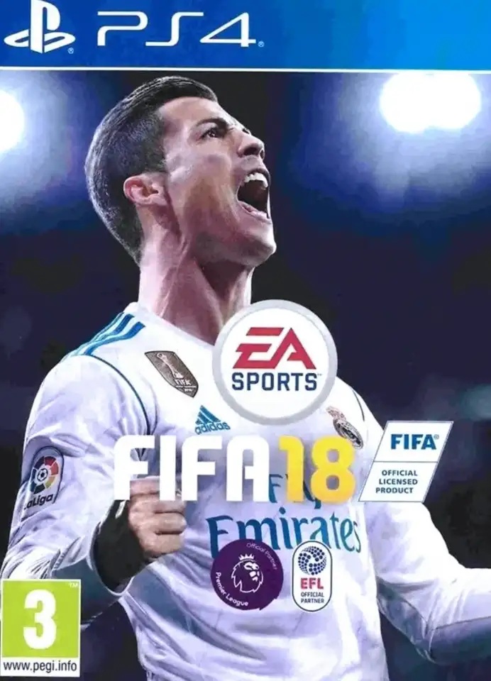 Диск игровой FIFA 2018 для приставки Sony PS4, фотография 1