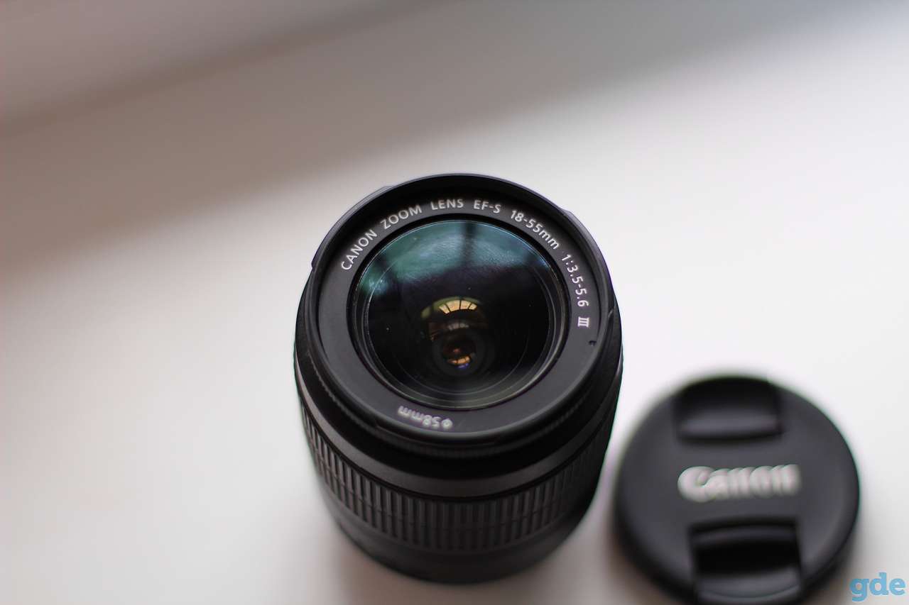 Объектив Canon zoom lens ef-s 18-55mm, фотография 1