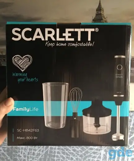 Погружной блендер Scarlett SC-HB42F63. Новый, фотография 3