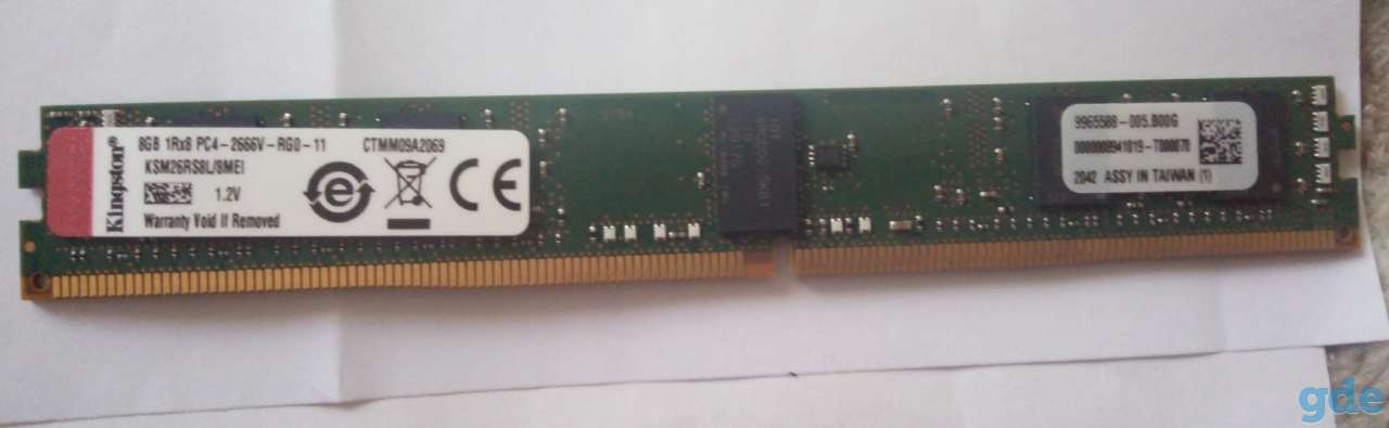 Оперативная память Kingston 8GB DDR4 PC4-21300 KSM, фотография 2
