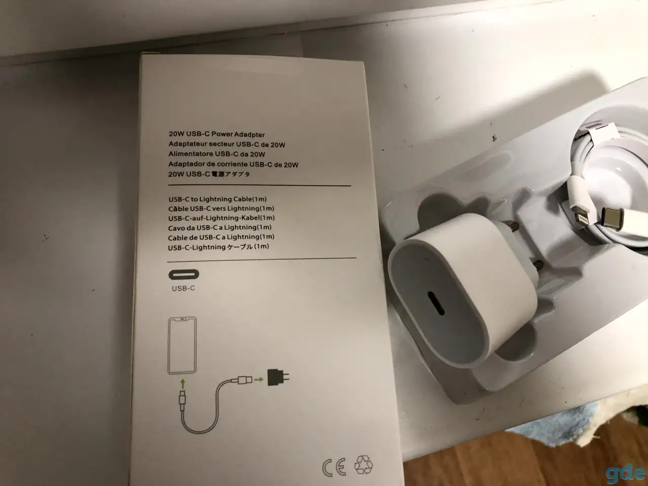 Комплект быстрой зарядки для устройств Apple, фотография 3