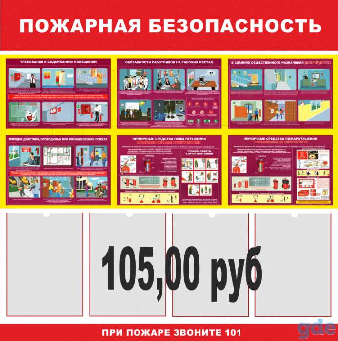 Пожарная и электробезопасность. Плакаты и стенды, фотография 2