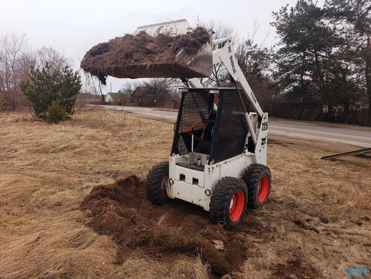 Аренда мини-экскаватора погрузчика Bobcat, фотография 4