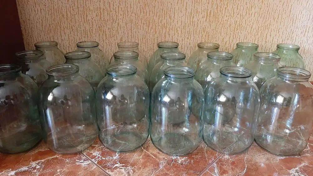 Банка 3л банки 3 литра, много, продаю 2,50руб/шт, Горецкого3, фотография 1