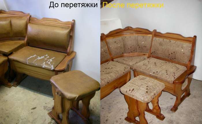 Перетяжка и ремонт мягкой мебели,реставрация., фотография 2