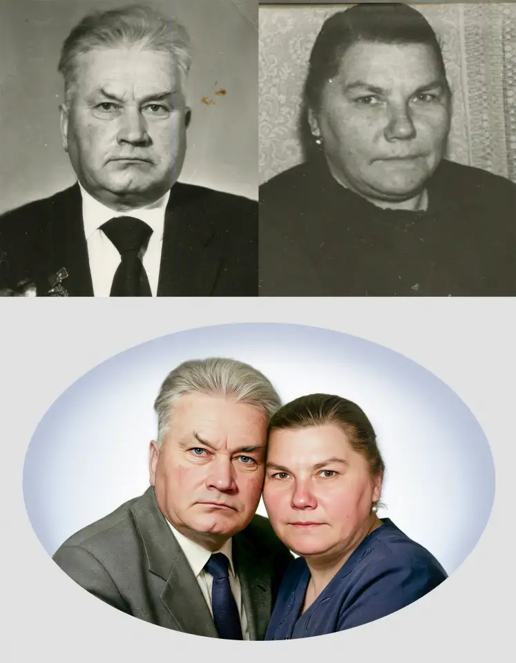Ретушь фото для памятника, фотография 7