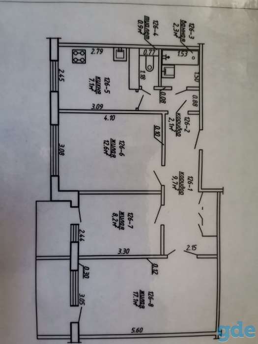 Продам 3-х комнатную квартиру, фотография 1