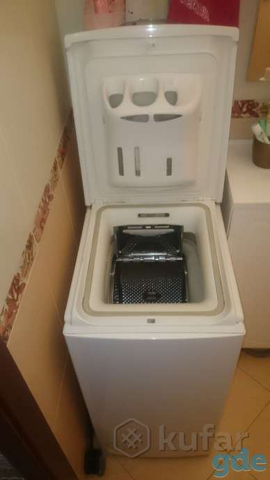 Продам стиральную машину Whirlpool AWE 6416/1. Б/У. Вертикальная загрузка, фотография 1