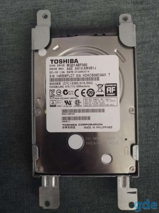 Toshiba на 500 gb (Жетский диск), фотография 1