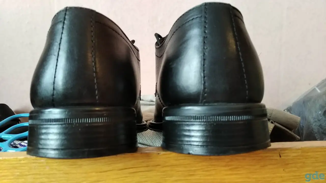 Мужские туфли из натур. кожи 43/43,5 р-р, фотография 3