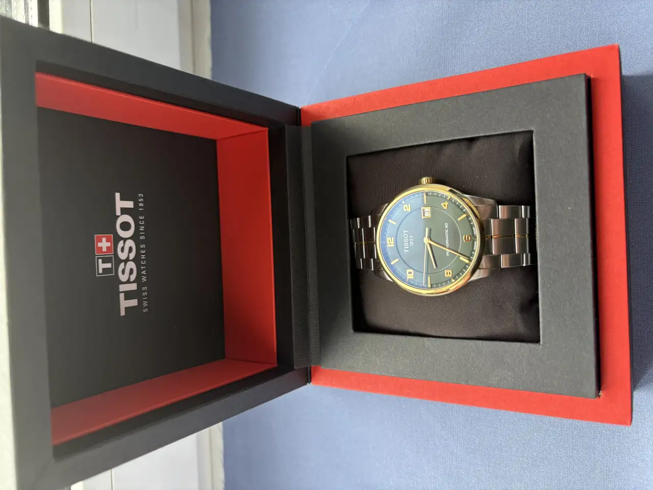 Швейцарские часы tissot powermatic 80 luxury, фотография 1
