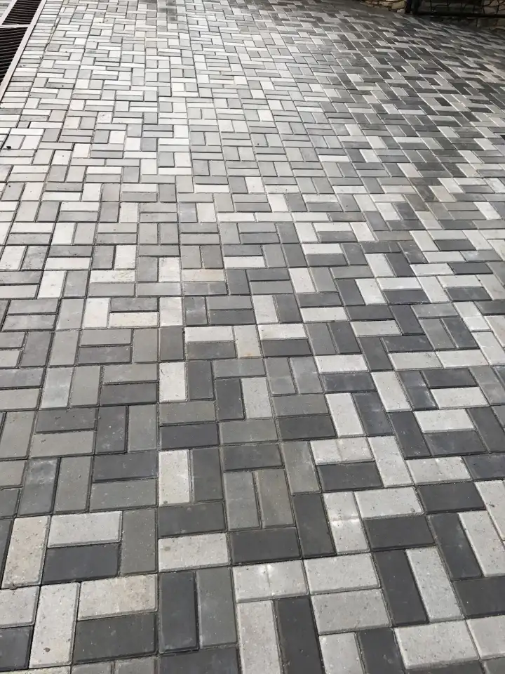 Укладка тротуарной плитки, фотография 1