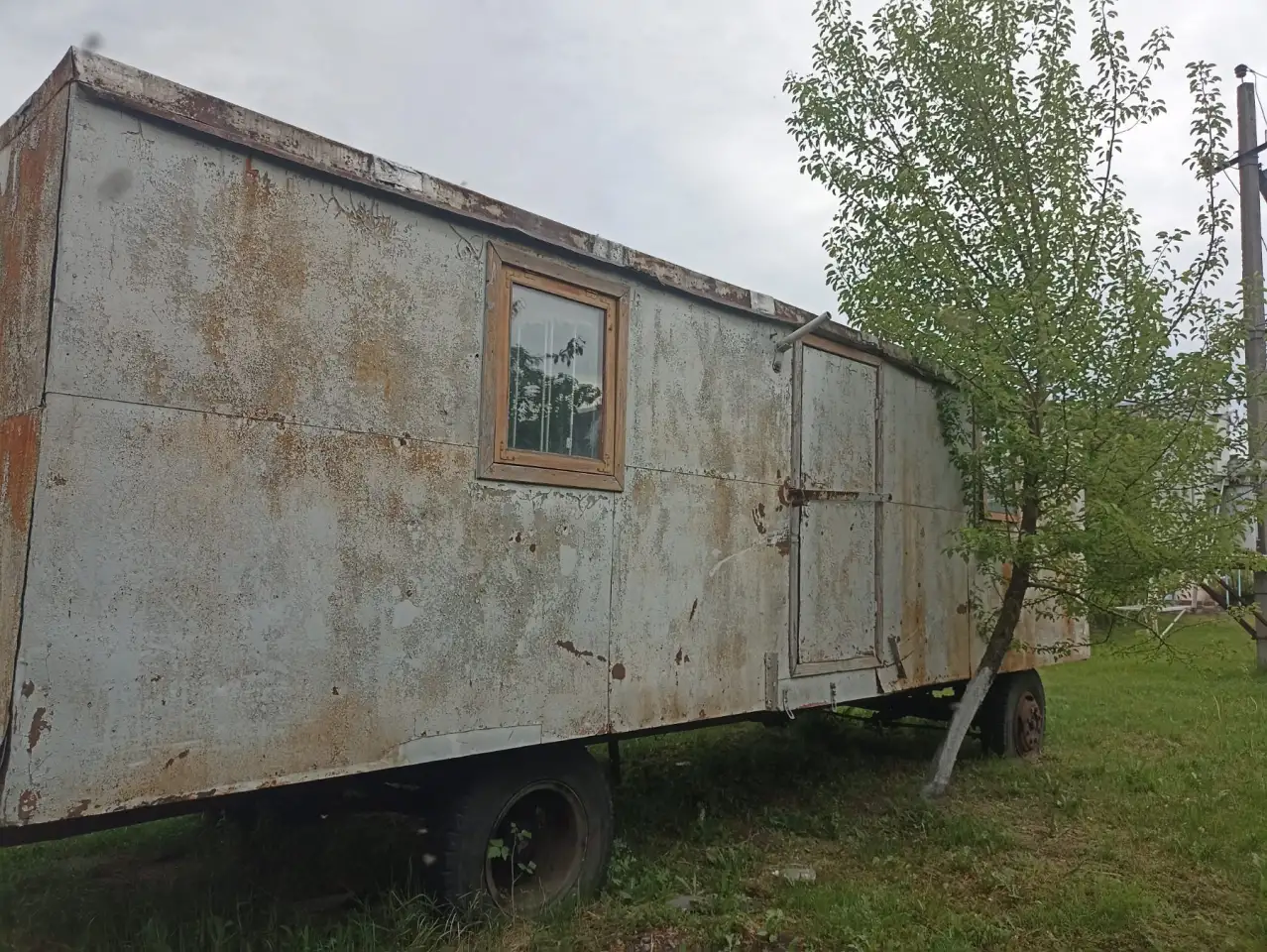 Кран автомобильный вагончики общежития, фотография 4