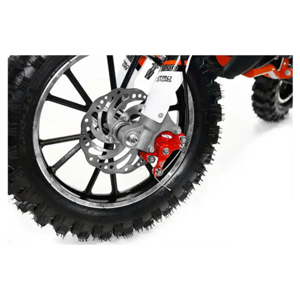 Кроссовый мотоцикл nitro 49cc dirtbike gepard deluxe tuning, фотография 5