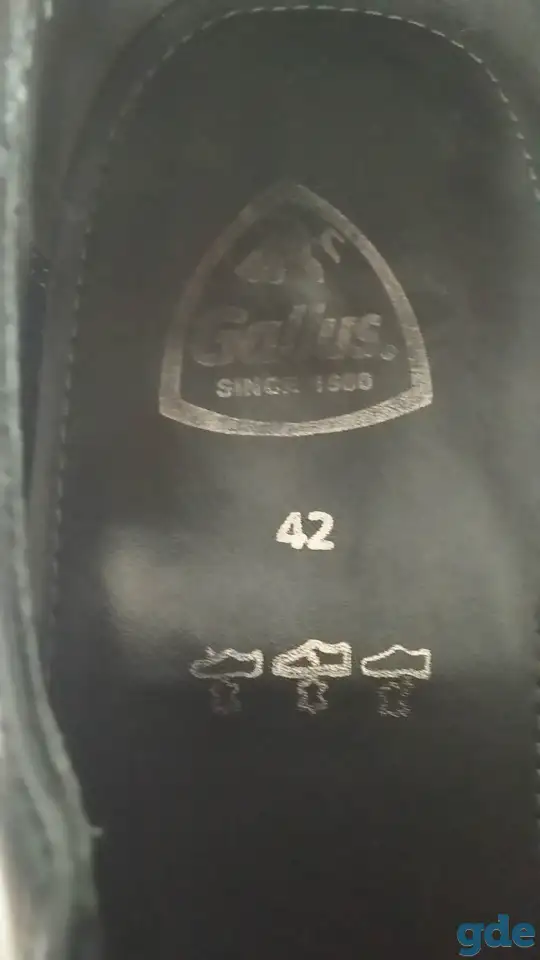 Муж. туфли из натур. кожи. Австрия. 43-43,5 р-р, фотография 7
