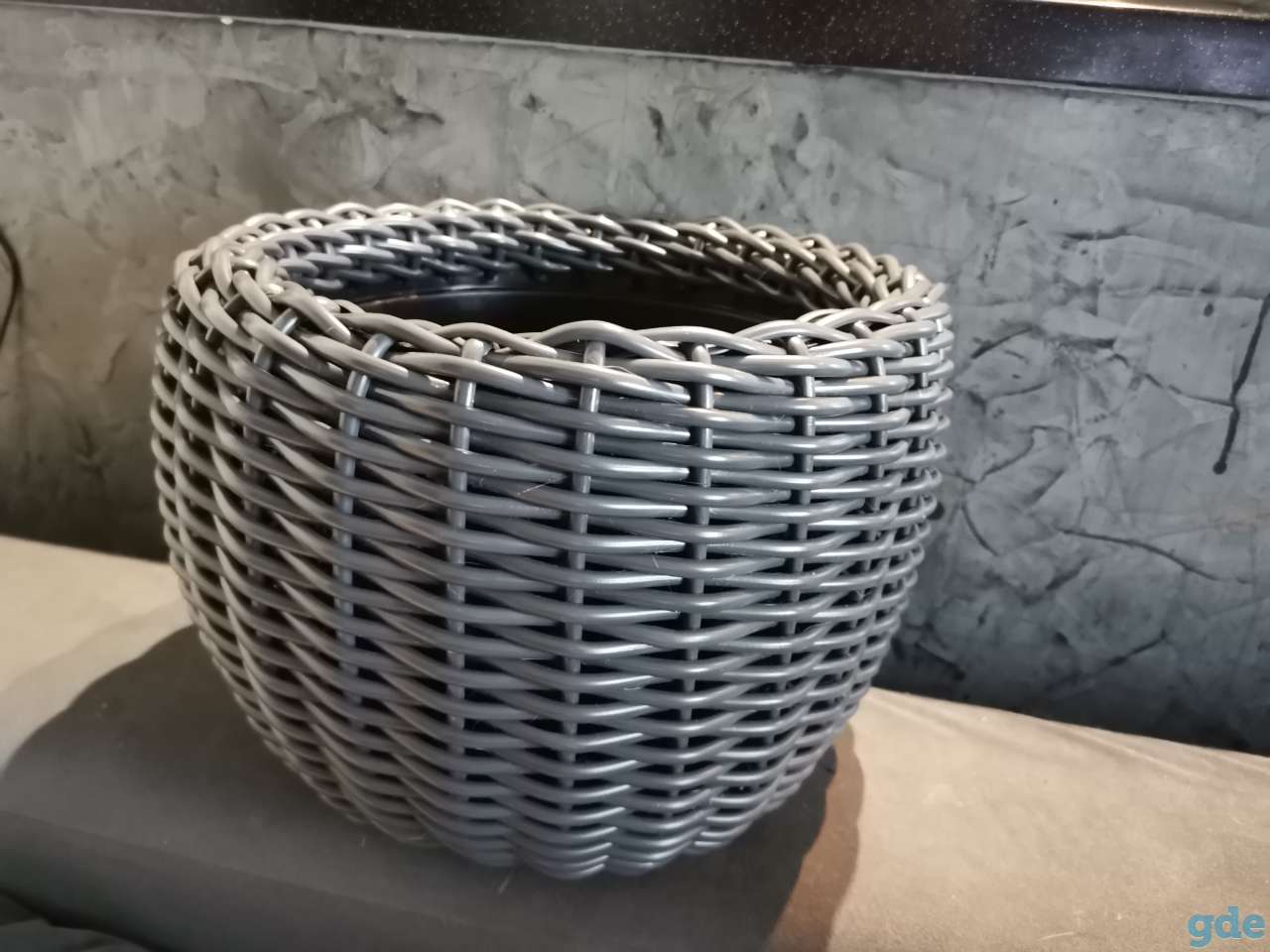 Кашпо из ротанга, фотография 3