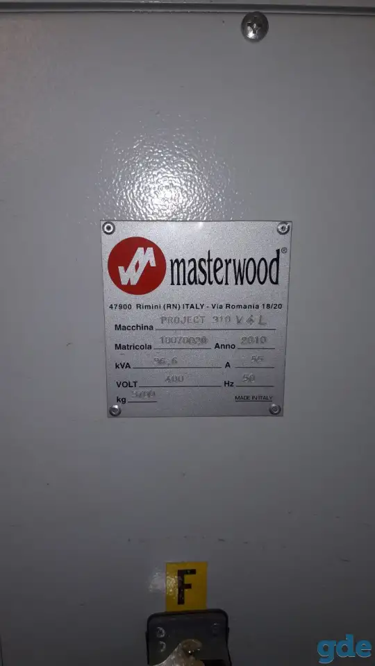 Станок с ЧПУ MasterWood (Project 310V4L) Italy, фотография 1