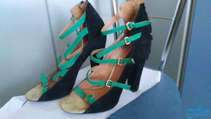 Красивые открытые туфли ZARA р. 39-40, фотография 5