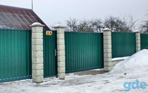 Забор из наборных блоков в Могилеве(доставка по области), фотография 2
