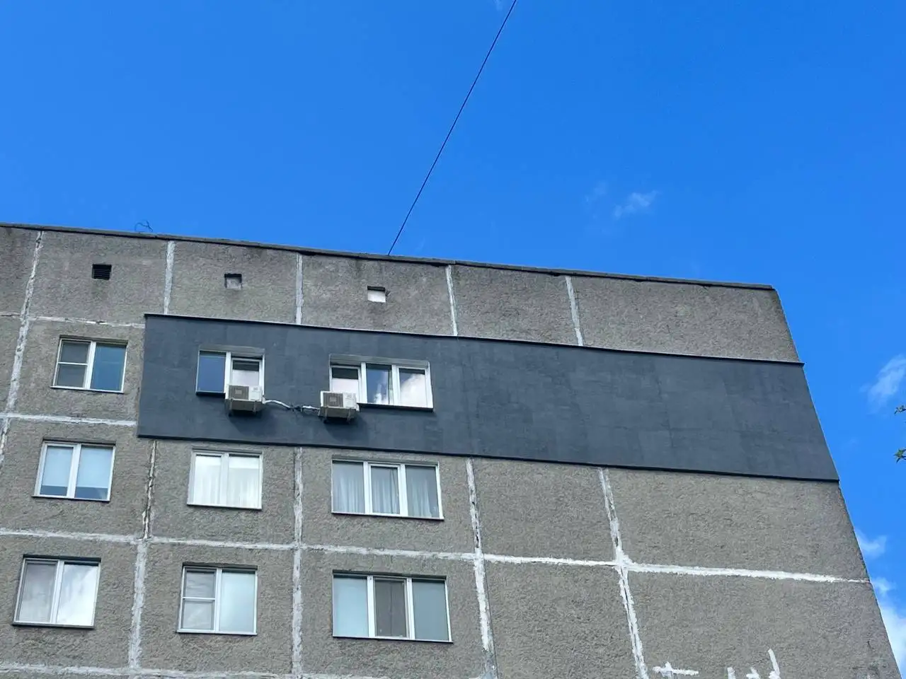 Высотные работы  промышленный альпинизм  ремонт стыков утепление фасада, фотография 6
