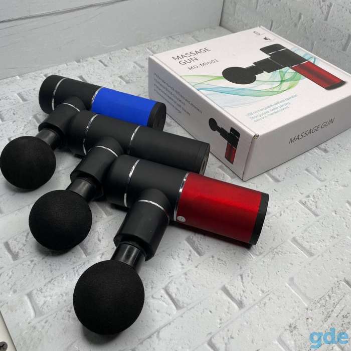 Massage Gun- Пишите на WhatsApp номер указанный в описании- Пишите-Доставка по всему СНГ от 1-3 дней, фотография 1