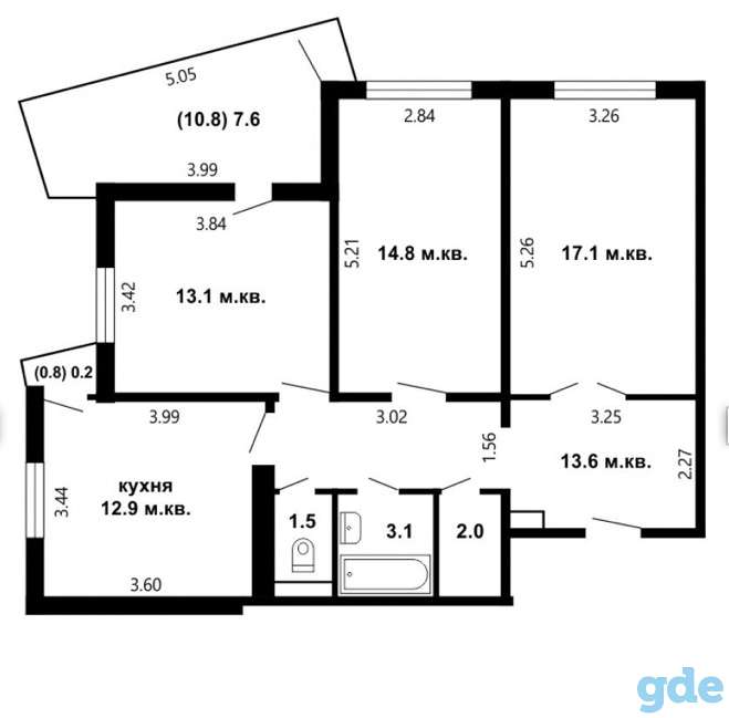 Продажа квартиры, улица Каролинская,  дом 6, фотография 12