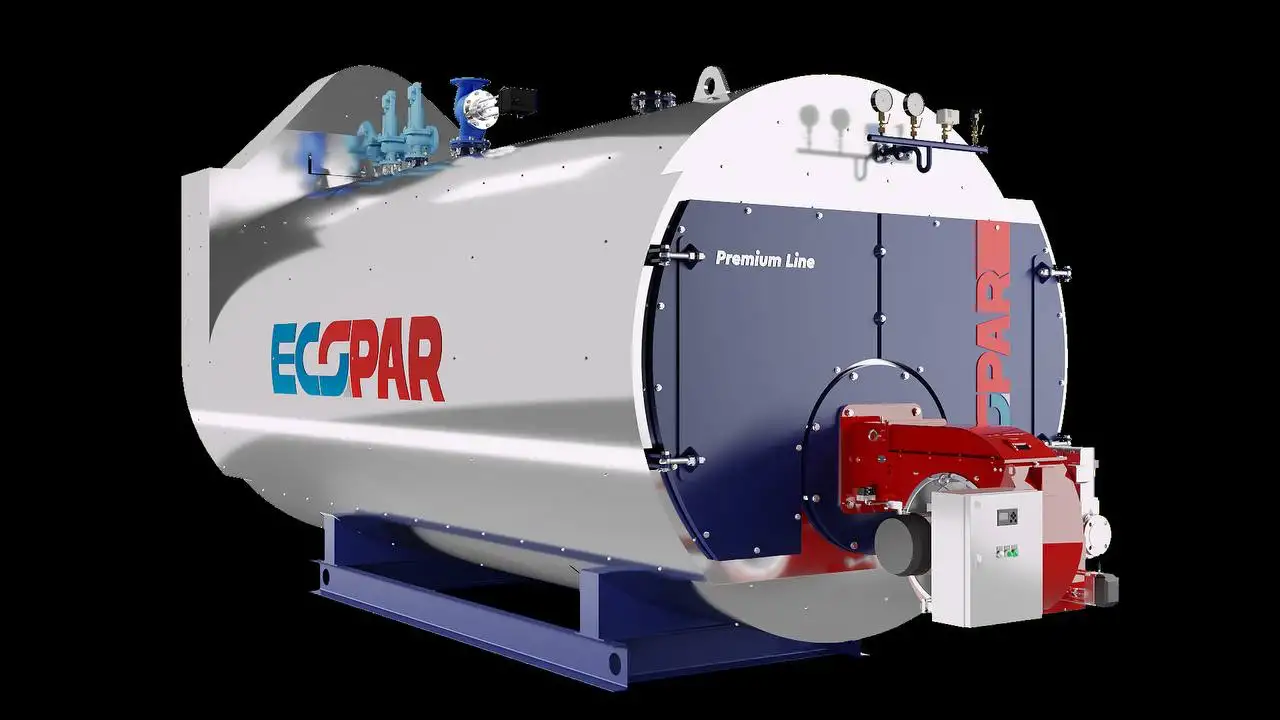 Промышленный жаротрубный паровой котел  ECO-PAR, фотография 1