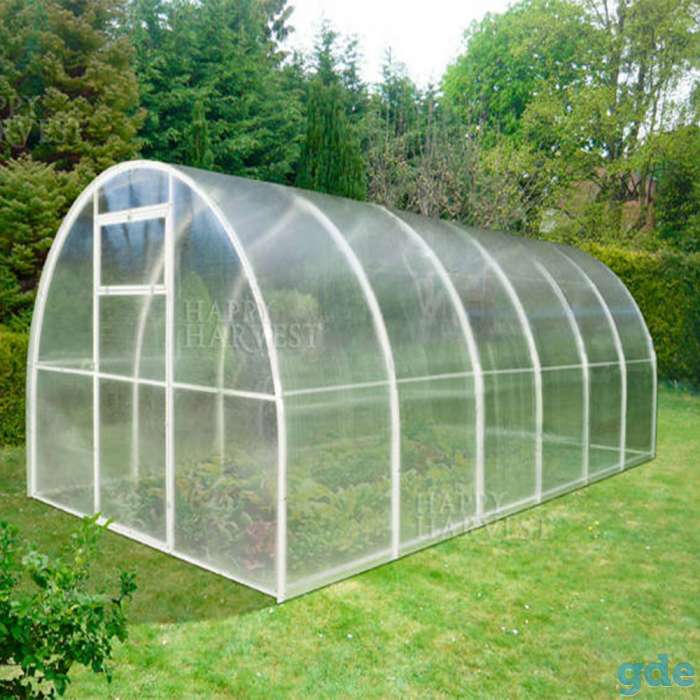 Теплица Сибирская сверхпрочная 10 метров (шаг дуги 1м), фотография 4