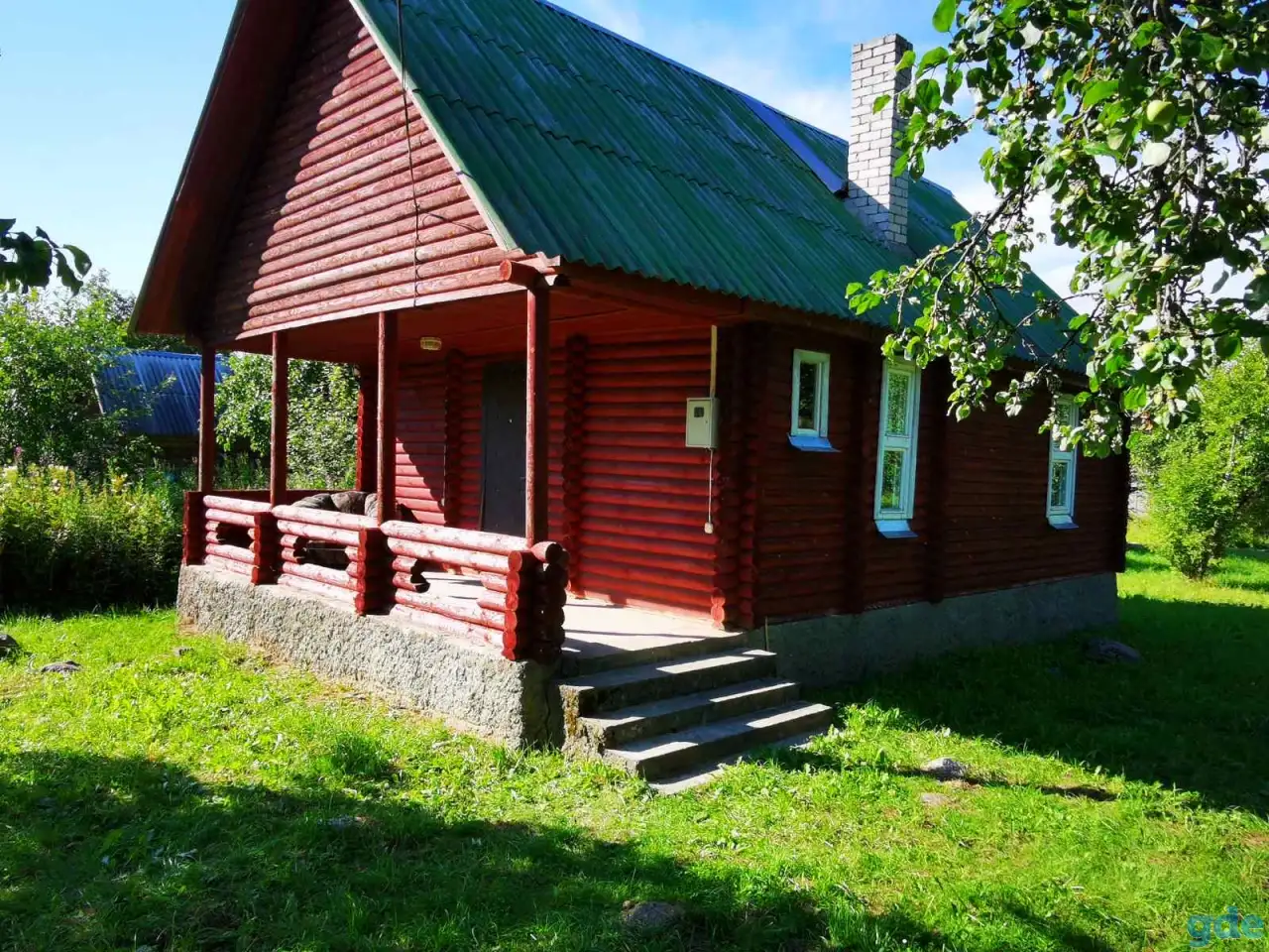 Продам усадьбу с баней беседкой на берегу озера, Витебская область, Поставский район, деревня Сурвилишки, улица Межозерная, 20б, фотография 2