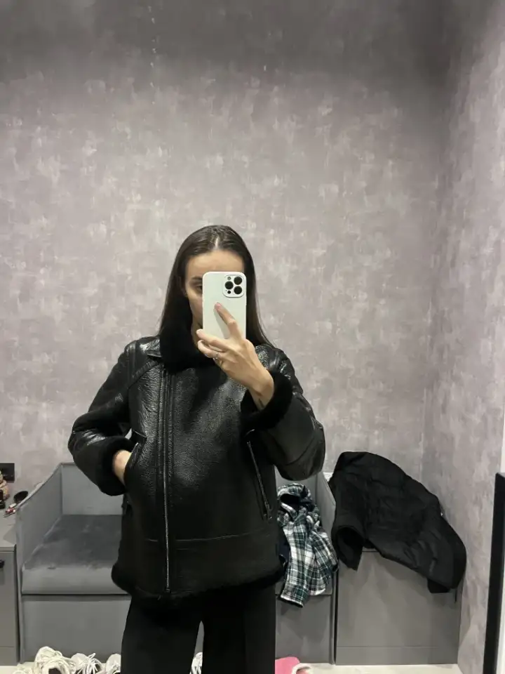 Дубленка кожаная женская, фотография 1
