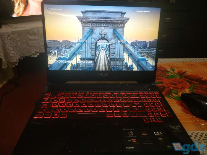 Игровой ноутбук Asus TUF Gaming FX505GD, фотография 1