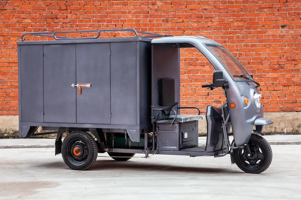 Грузовой электротрицикл rutrike карго 1800 60v1000w, фотография 11