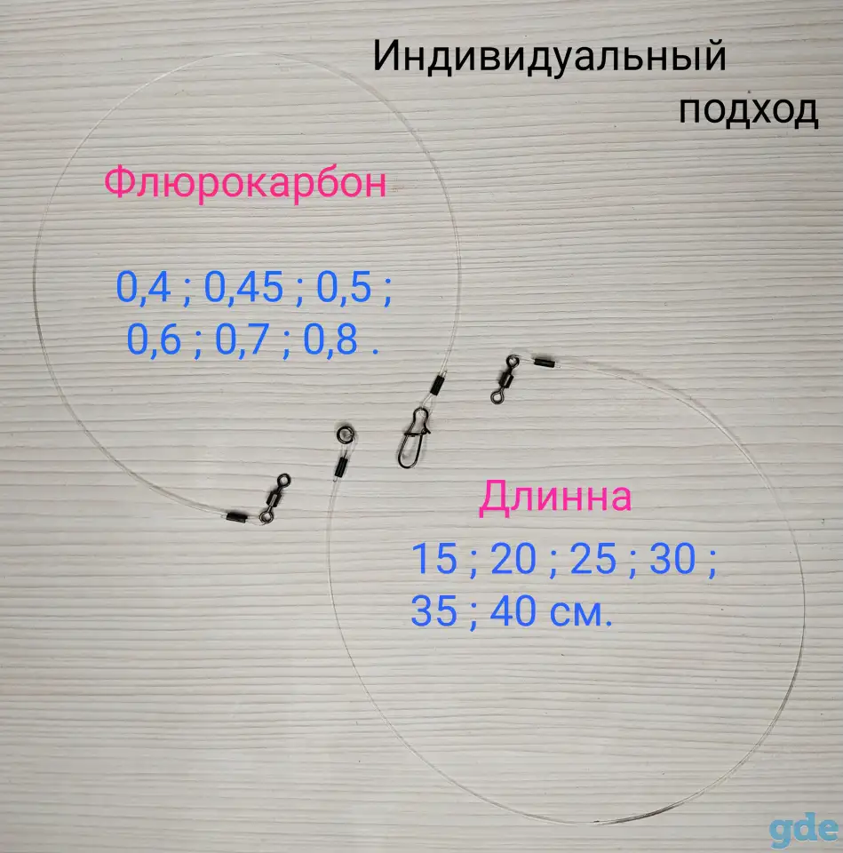 Флюрокарбоновые поводки, фотография 1