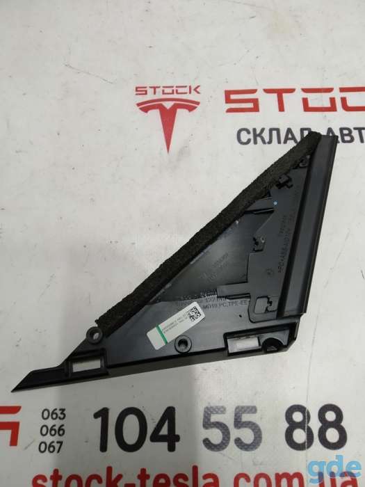 Зап. части для авто Tesla. Форточка передняя правая Tesla model XEE FRONT QUARTER APPLIQUE COMPL, фотография 2