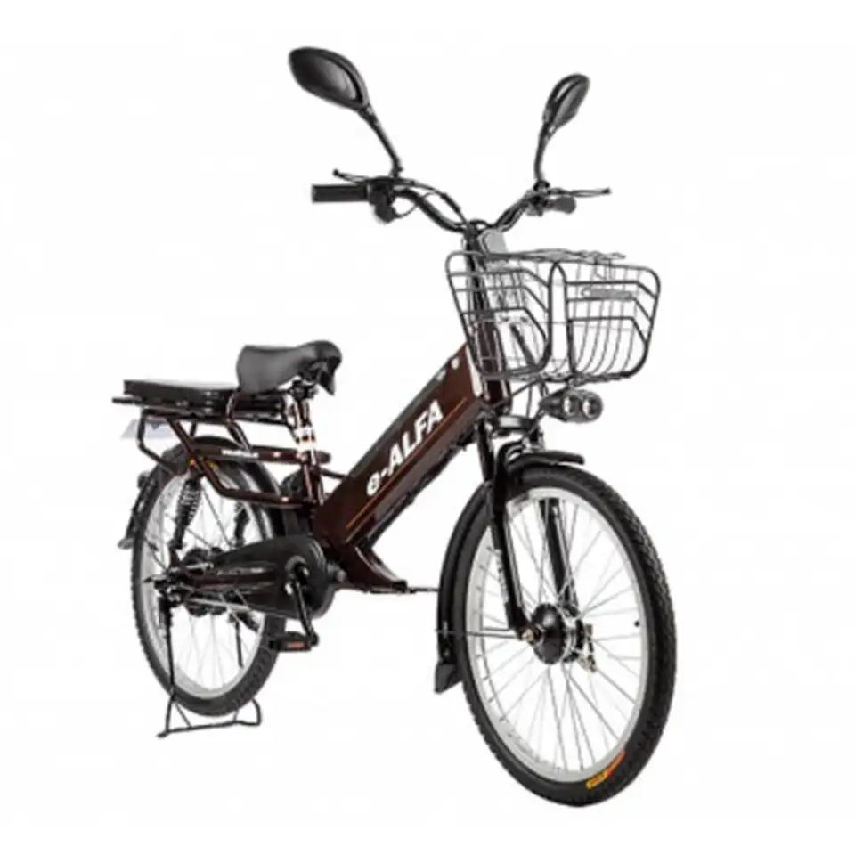 Электровелосипед green city e-alfa gl 500w, фотография 2