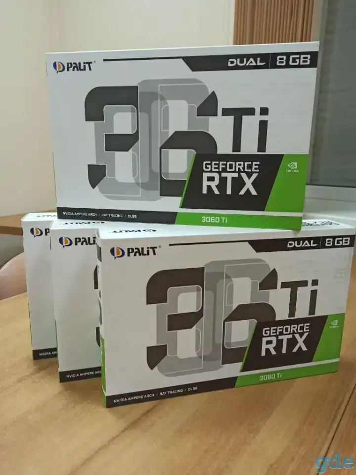 Palit GeForce RTX 3060 Ti новые в запечатанной коробке, фотография 2