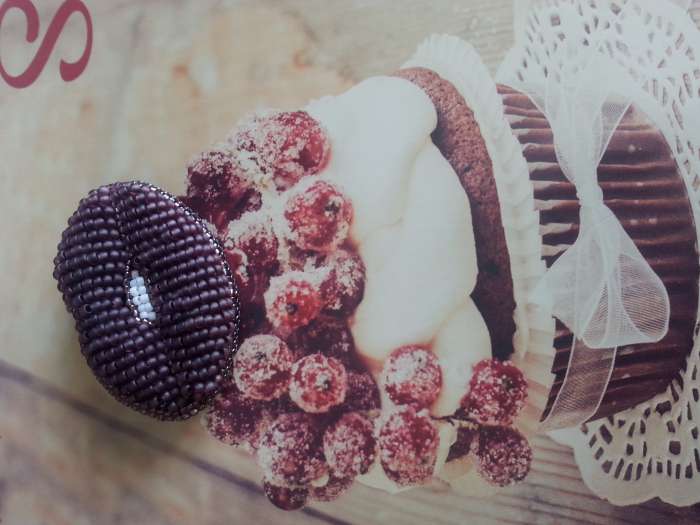 Брошь из бисера ''Lips'' (handmade), фотография 6