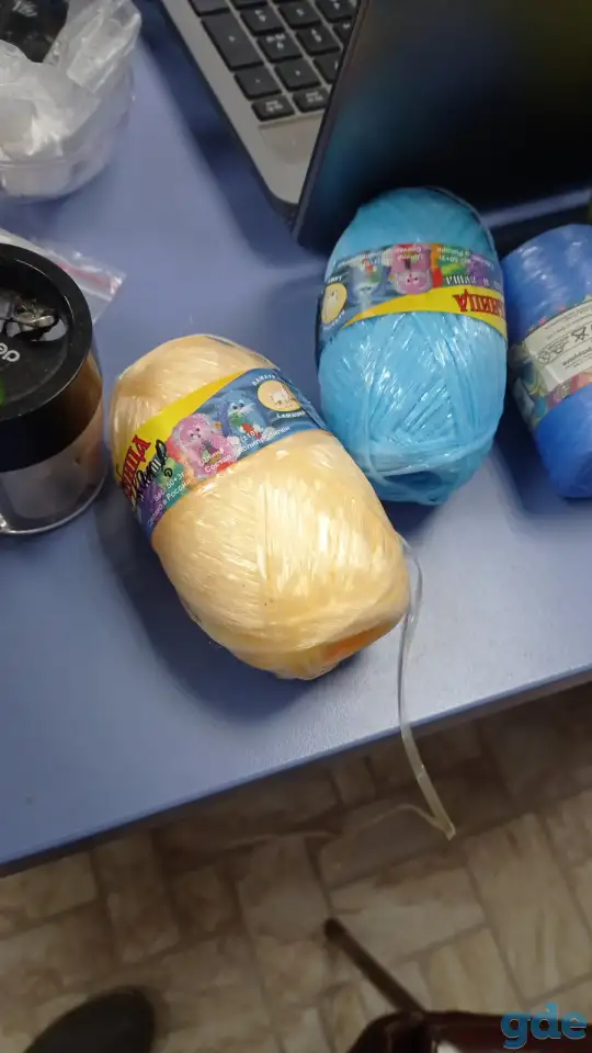 Меховые мочалки из полипропилена связанные своими руками очень классно получилось и класс для бани,все уже давольны ими., фотография 2