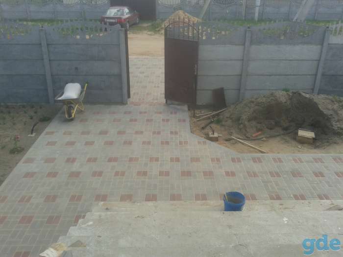 Укладка тротуарной плитки, фотография 2