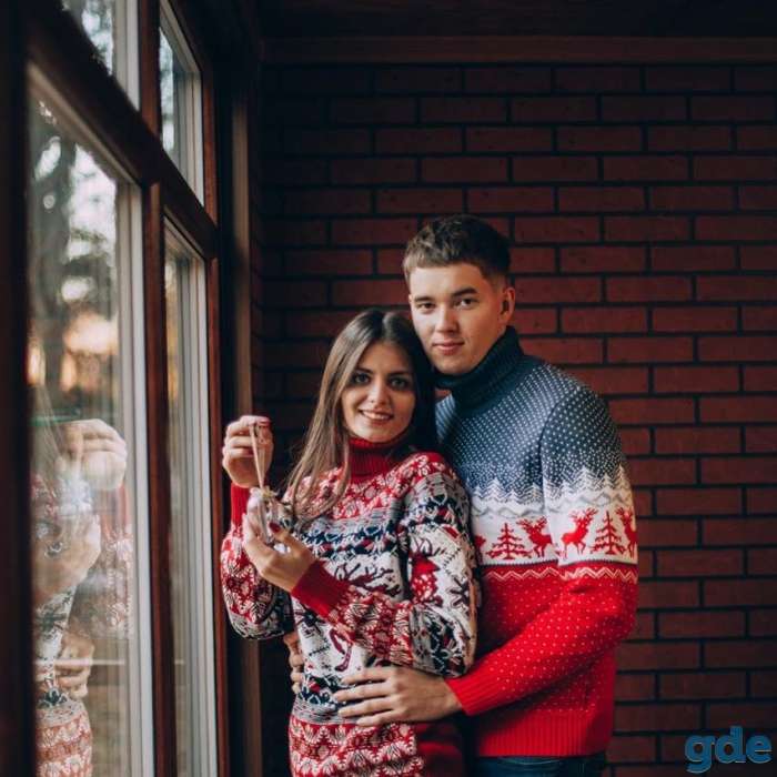 Новогодние свитера с оленями, фотография 9