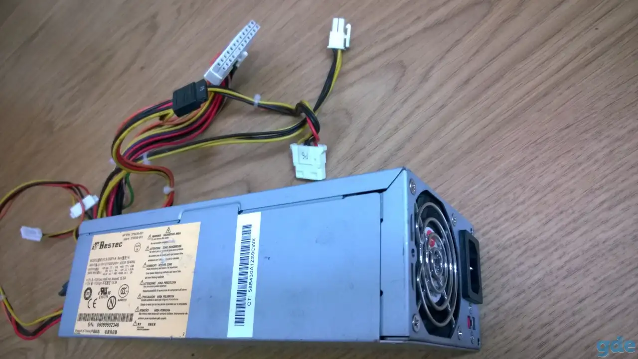 Блок питания 3,3V 5V 12V С доставкой Bestec FLX-250F1-K 244 250W 1,5 кг маленький очень тихий Торг, фотография 1